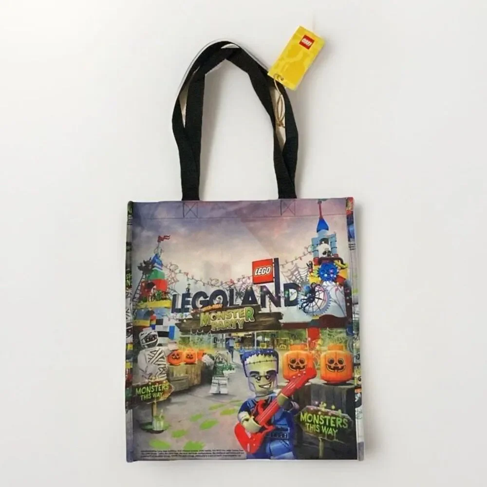 LEGO Legoland Tote 2024 Monster Halloween Brick Or Treat Reusable Shopping Bag